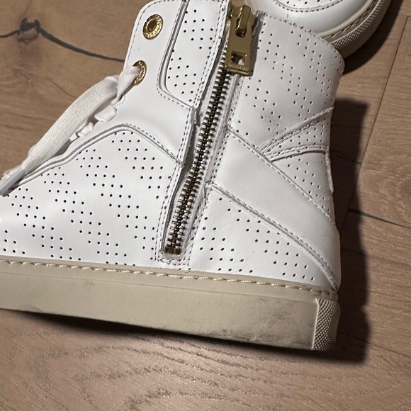 Zadig & Voltaire white flash perforated leather high top sneaker - almost new! - Picture 8 of 16